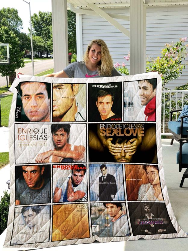 Sex Love Enrique Iglesias Quilt Blanket Bedding Set