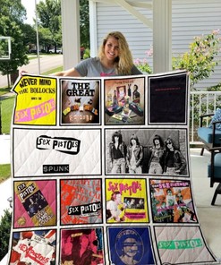 Sex Pistol Quilt Blanket Bedding Set for Home Décor