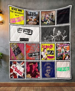 Sex Pistols Album Covers Quilt Blanket Bedding Set