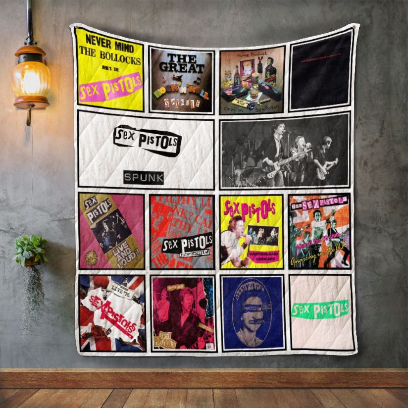 Sex Pistols Album Covers Quilt Blanket Bedding Set