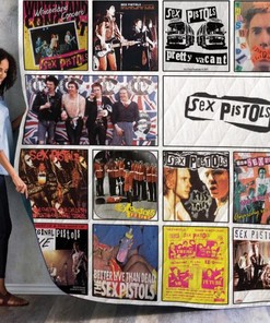 Sex Pistols Complication Albums Quilt Blanket Bedding Set