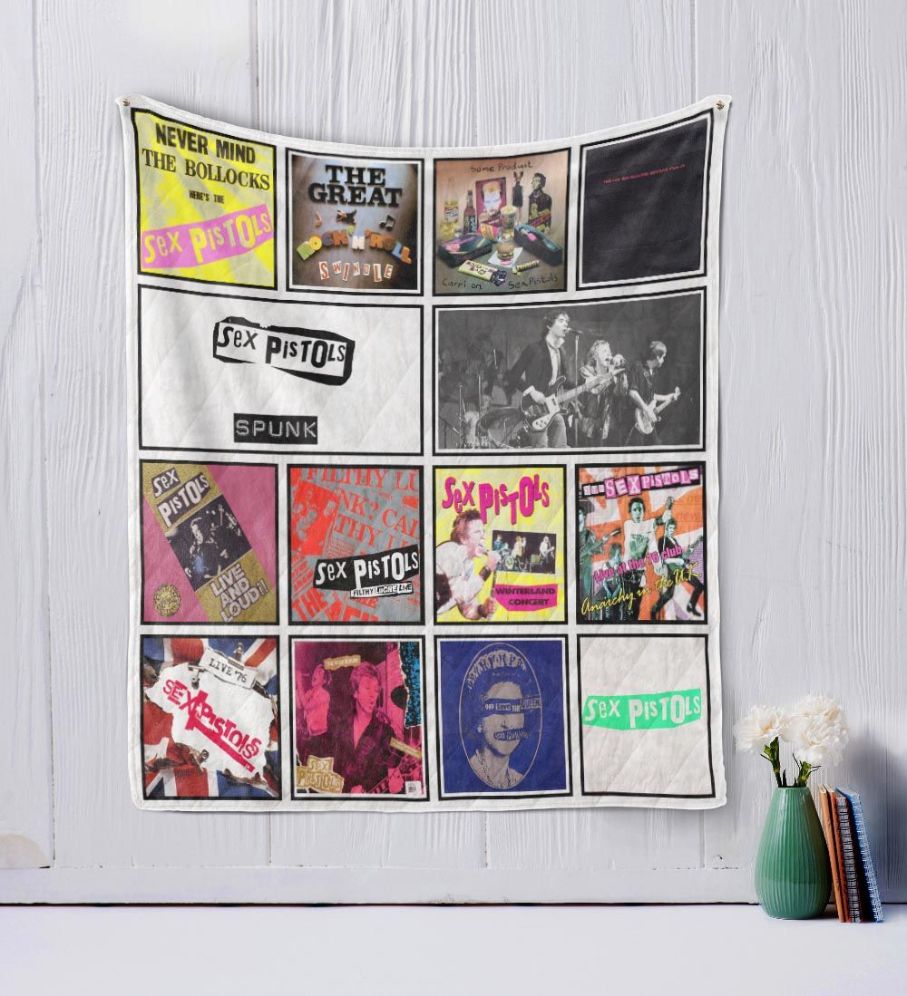 Sex Pistols Quilt Blanket Bedding Set for Home Décor