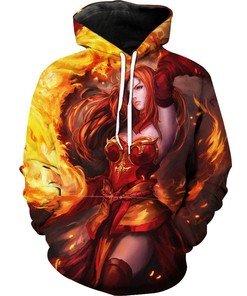 Sexy Fire Mage Sexy Fantasy Artwork Hoodie 3D