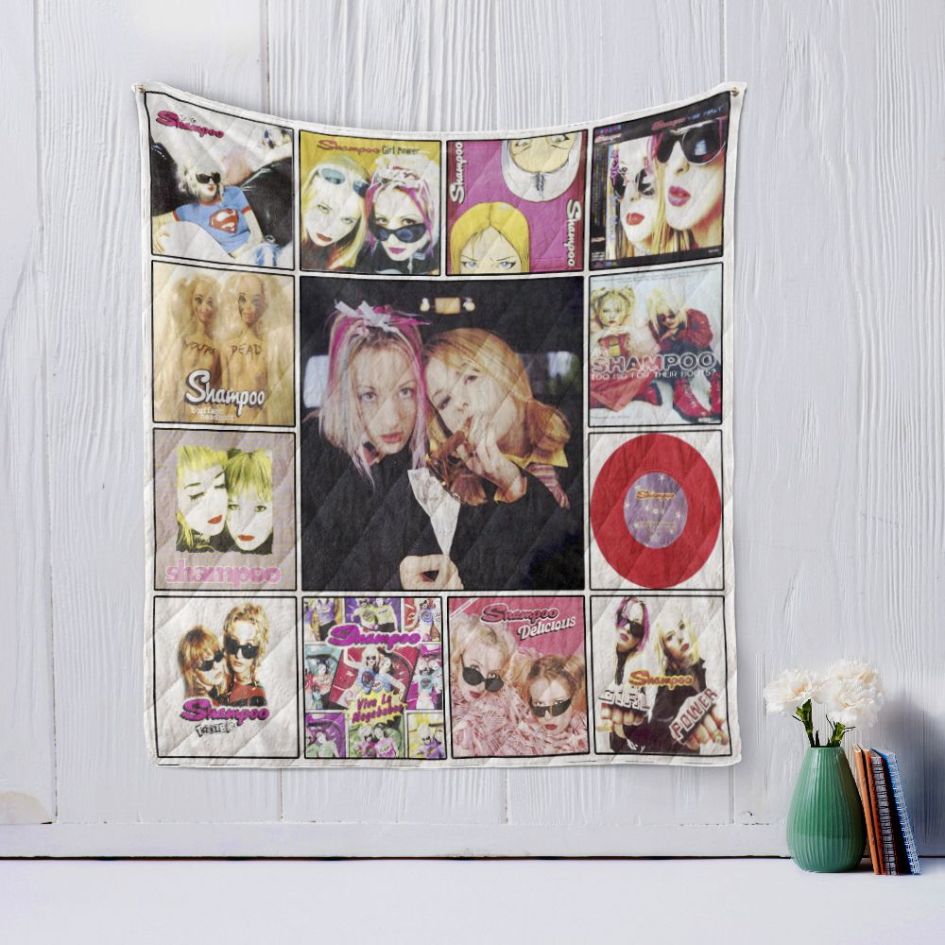 Shampoo Quilt Blanket Bedding Set for Home Décor
