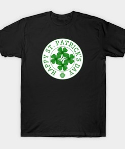 Shamrock Circle Logo Happy St. Patrick's Day Shirt