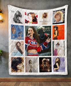 Shania Twain Album Covers Quilt Blanket Bedding Set