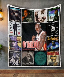 Shaquille O'neal Quilt Blanket Bedding Set for Home Décor