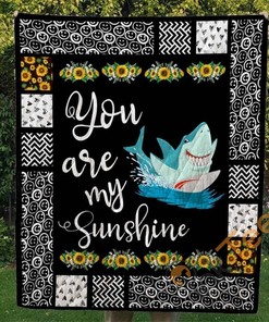 Shark You Are My Sunshine Quilt Blanket Bedding Set