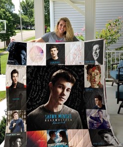 Shawn Mendes Albums Quilt Blanket Bedding Set For Fans