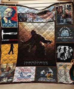 Shawshank Redemption Quilt Blanket Bedding Set With Pilliwcases Option For Picnic Or Home Decor