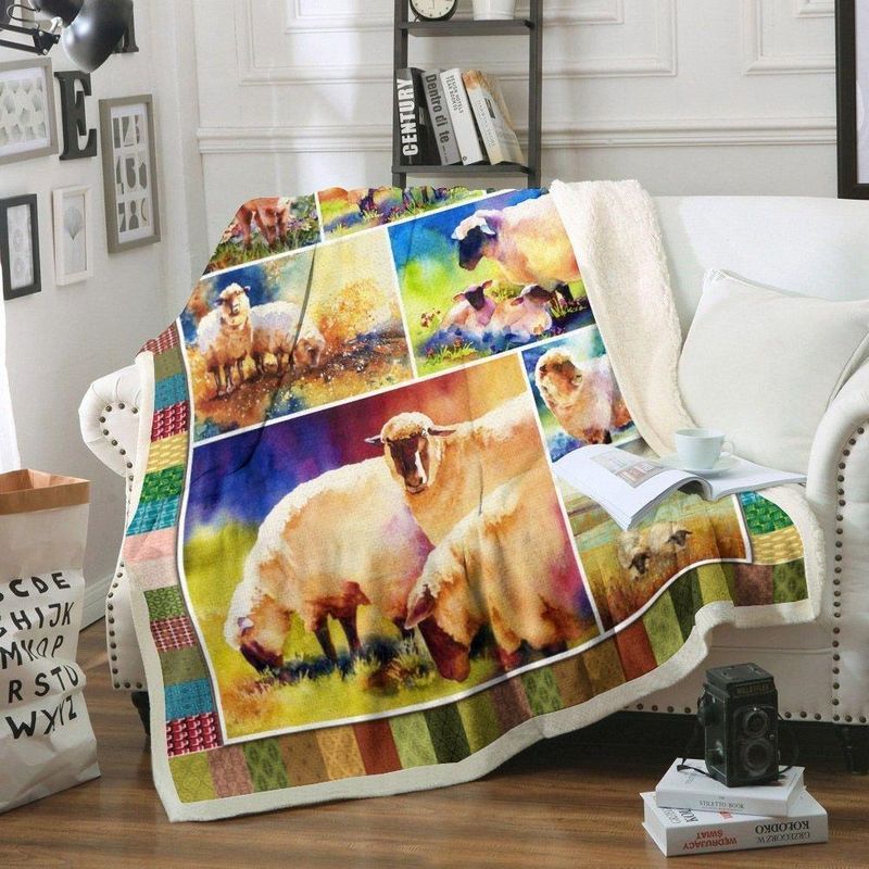 Sheep Lover 1 Quilt Blanket Bedding Set for Home Décor