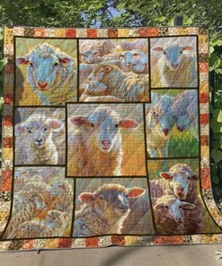 Sheep Picture Collection Quilt Blanket Bedding Set Great Customized Blanket Gifts For Birthday Christmas Thanksgiving