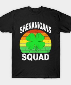 Shenanigans Squad Vintage St. Patrick's Day Shirt