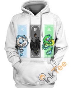 Shenron And Haku Dragon Hoodie 3D
