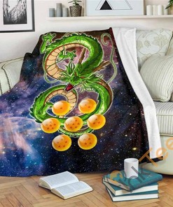 Shenron Dragon Ball Sherpa Fleece Blanket Gifts for Family, for Couple