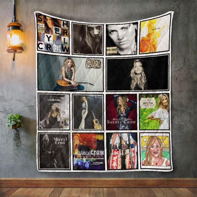 Sheryl Crow Album Covers Quilt Blanket Bedding Set