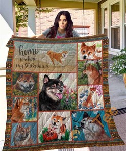 Shiba Inu 10 Quilt Blanket Bedding Set