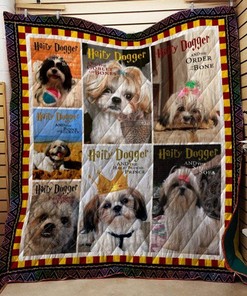 Shih Tzu 05 Quilt Blanket Bedding Set for Home Décor