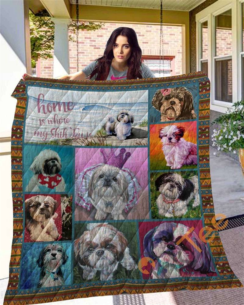Shih Tzu 14 Quilt Blanket Bedding Set