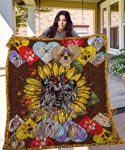 Shih Tzu 15 Quilt Blanket Bedding Set