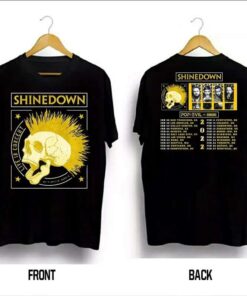 Shinedown Tour 2022 With Ayron Jones And Pop Evil T-Shirt