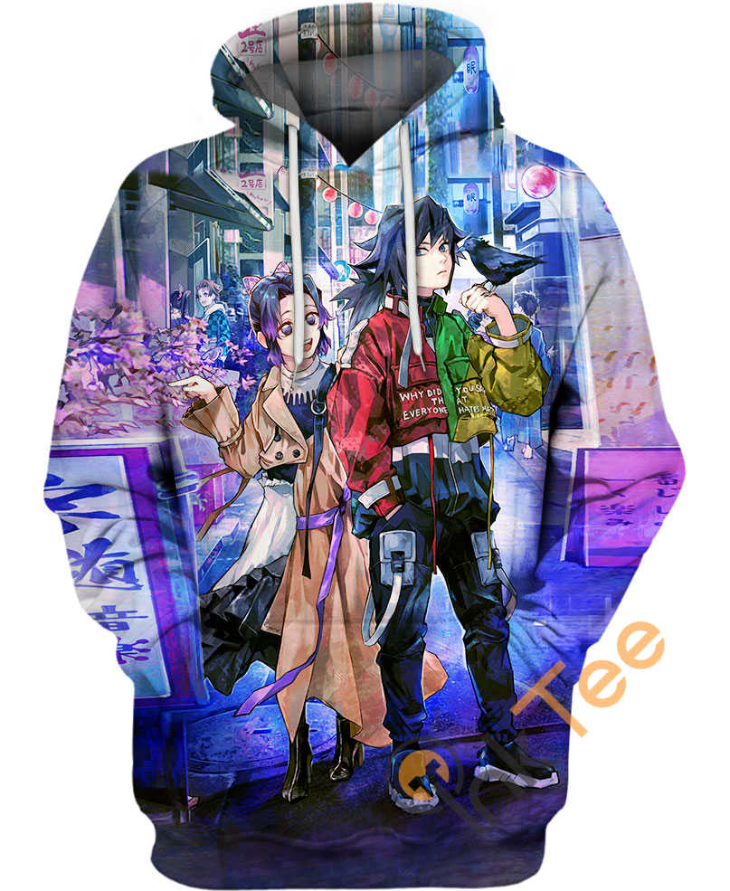 Shinobu And Giyu Hoodie 3D