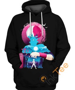 Shouto Todoroki Highlights Hoodie 3D