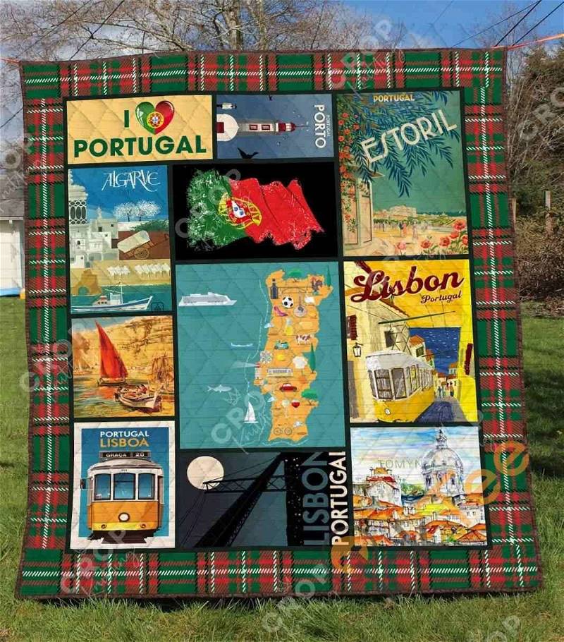 Show Your Support for Portugal with Personalized Quilt Blanket Bedding Set