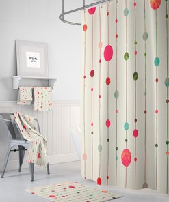 Shower Curtain, Colorful, Mid Century Modern, Bath Towels, Bath Mat, Bathroom Sets
