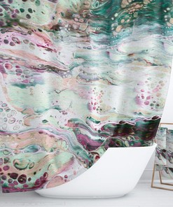 Shower Curtain, Marble Abstract, Bath Towels, Bath, Boho Bathroom Decor