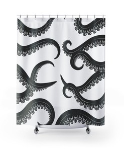 Shower Curtain Octopus Tentacle Monster