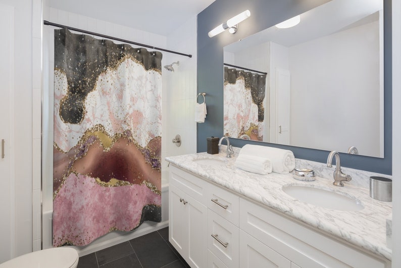 Shower Curtain Restroom Decor, Bathroom Decor - Image 2
