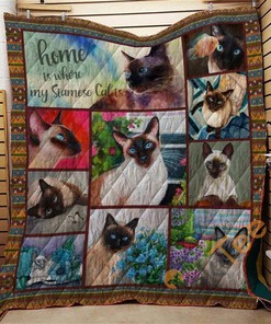 Siamese Cat 09 Quilt Blanket Bedding Set