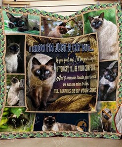 Siamese Cat Quilt Blanket Bedding Set With Pilliwcases Option