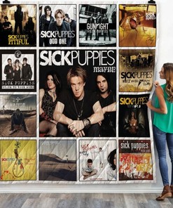 Sick Puppies Albums Quilt Blanket Bedding Set for Home Décor