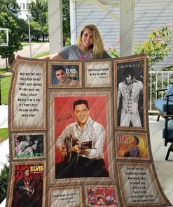 Signature Elvis Presley Quilt Blanket Bedding Set
