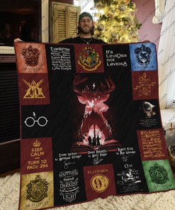 Signed Harry Potter For Fans Collection Quilt Blanket Bedding Set