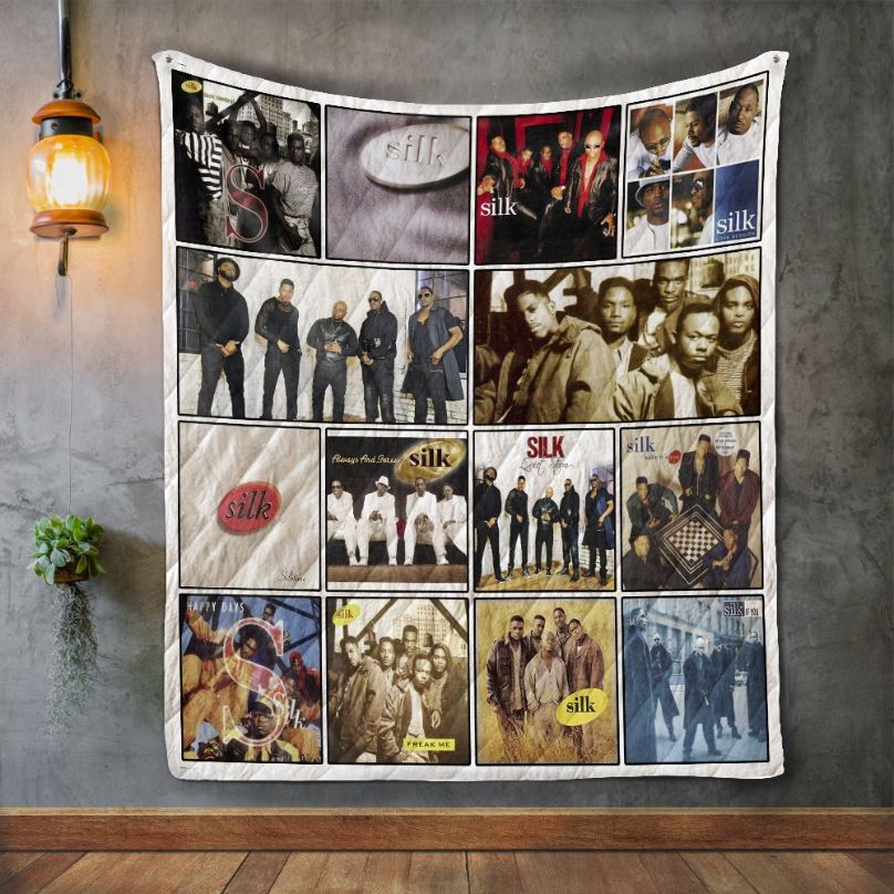 Silk Album Covers Quilt Blanket Bedding Set for Home Décor