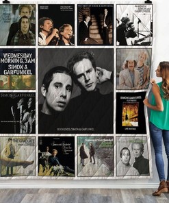 Simon And Garfunkel Albums Quilt Blanket 02