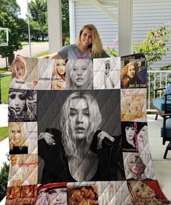 Singer Christina Aguilera Quilt Blanket Bedding Set