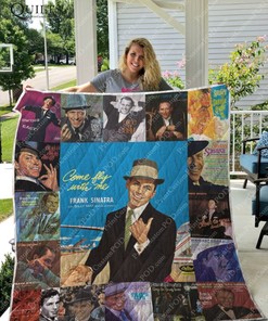 Singer Frank Sinatra Albums For Fans Collection Quilt Blanket Bedding Set
