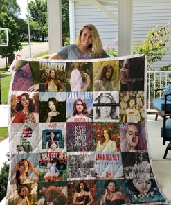 Singer Lana Del Rey Albums For Fans Quilt Blanket
