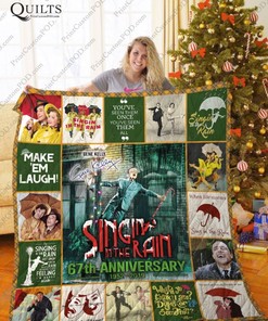 Singin' In The Rain th Anniversary Christmas Ver Collected Quilt Blanket Bedding Set