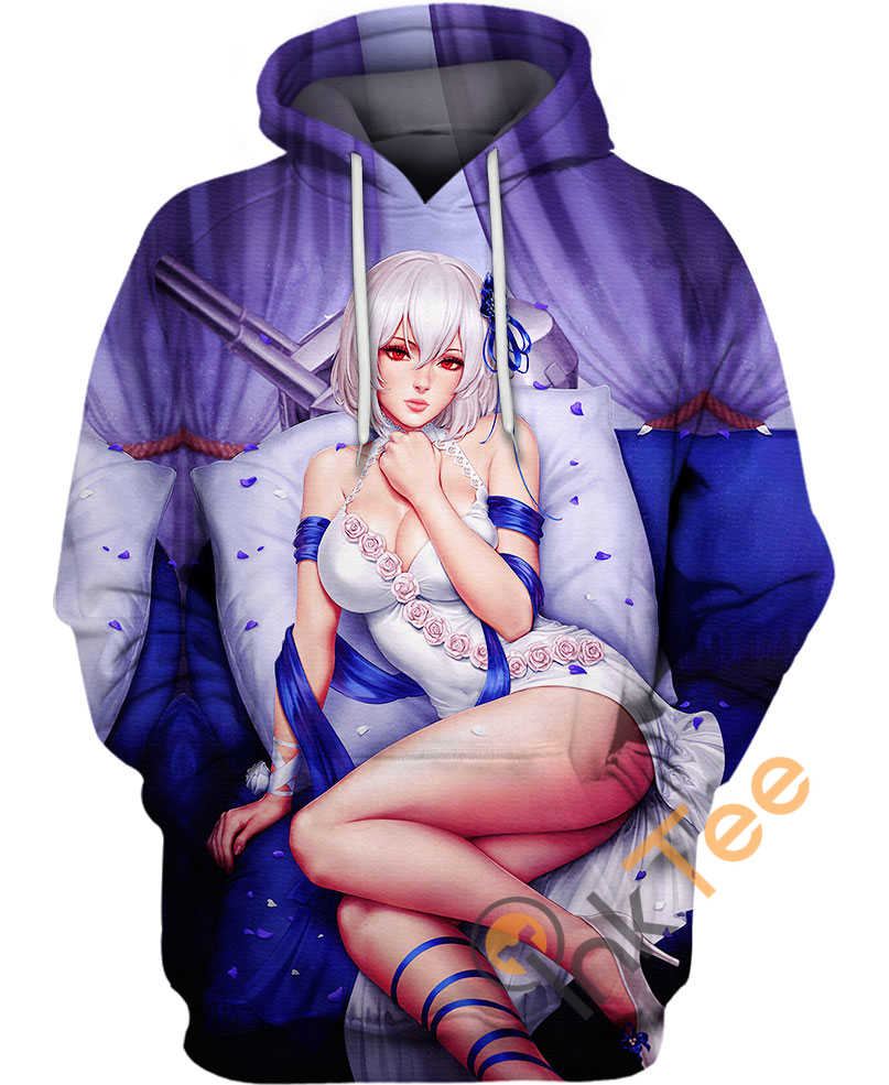 Sirius Azur Lane Ahegao Hoodie 3D