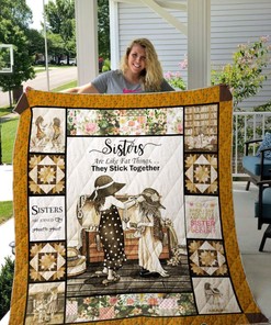 Sisters Quilt Blanket Bedding Set for Home Décor