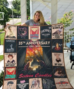 Sixteen Candles 35th Anni Quilt Blanket Bedding Set
