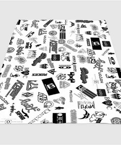 Skateboard Brand Sherpa Fleece Blanket Gifts for Family, for Couple