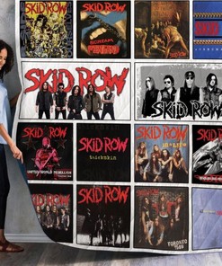 Skid Row Albums Quilt Blanket Bedding Set for Home Décor