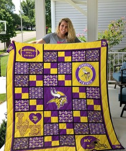 Skol Vikings Minnesota Vikings Collected Quilt Blanket Bedding Set