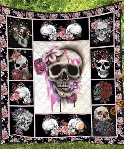 Skull 0 Quilt Blanket Bedding Set